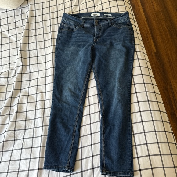 Angels Dark Blue Straight Leg Jeans - Picture 1 of 4